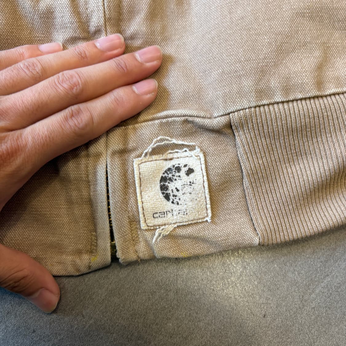 칼하트 정품 베이지 산타페 자켓  상품이미지4
