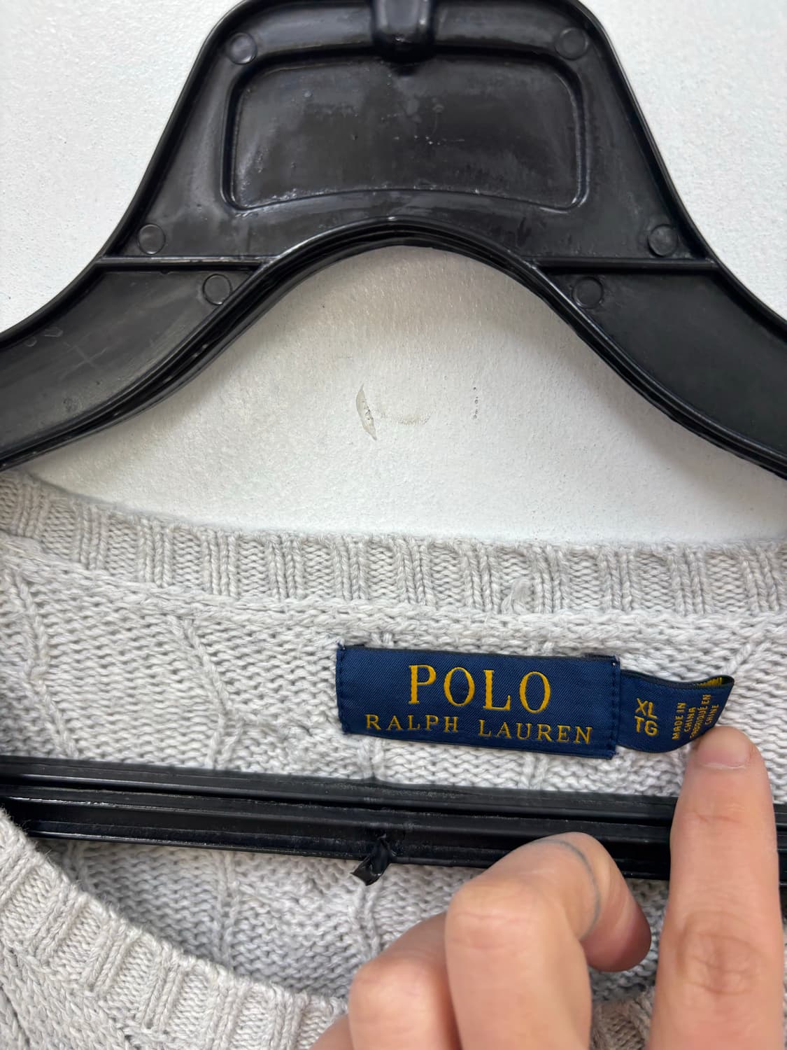 폴로랄프로렌 케이블 울 니트 상품이미지4