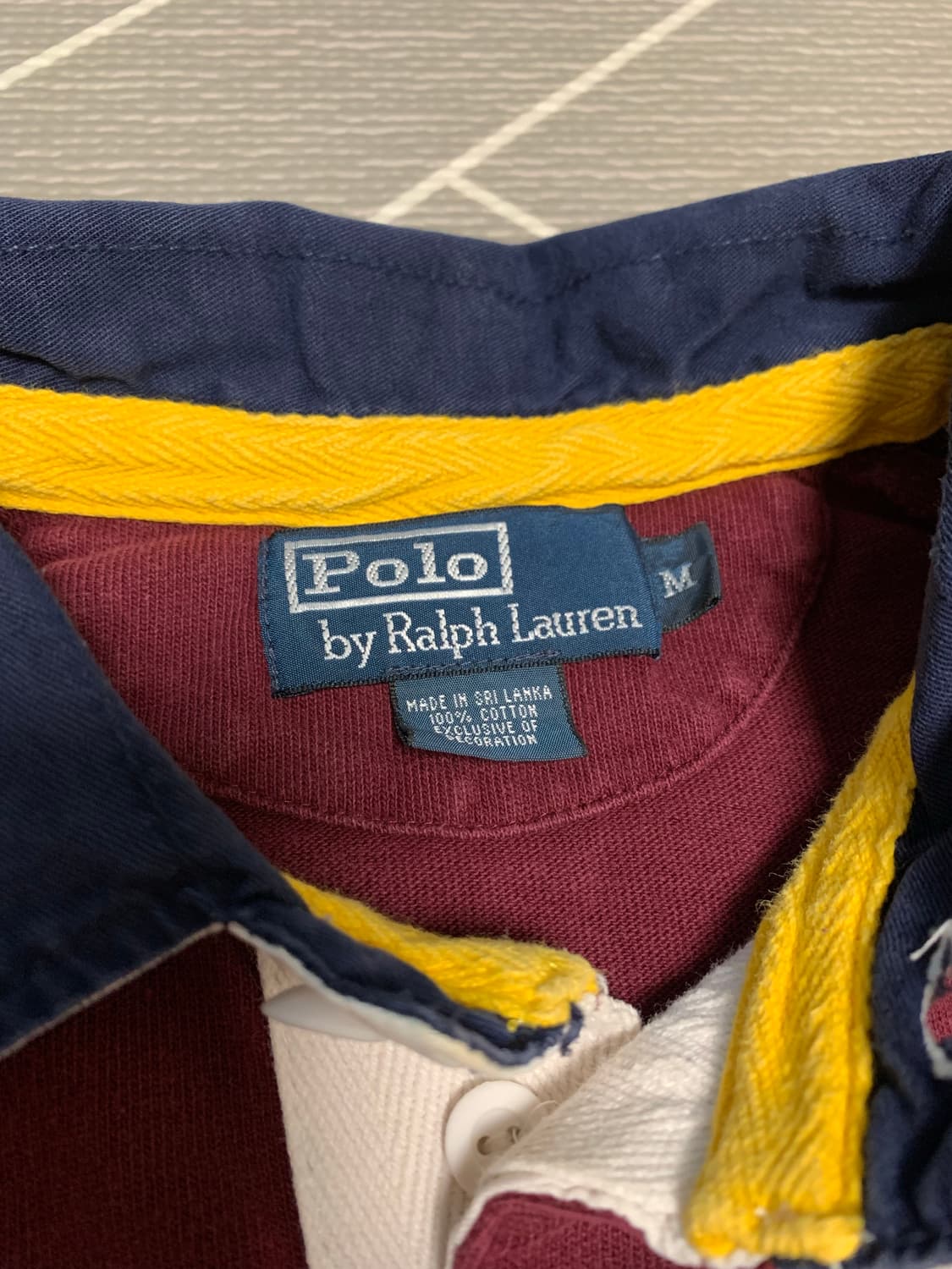 폴로 빅포니 긴팔 럭비티 버건디 상품이미지5