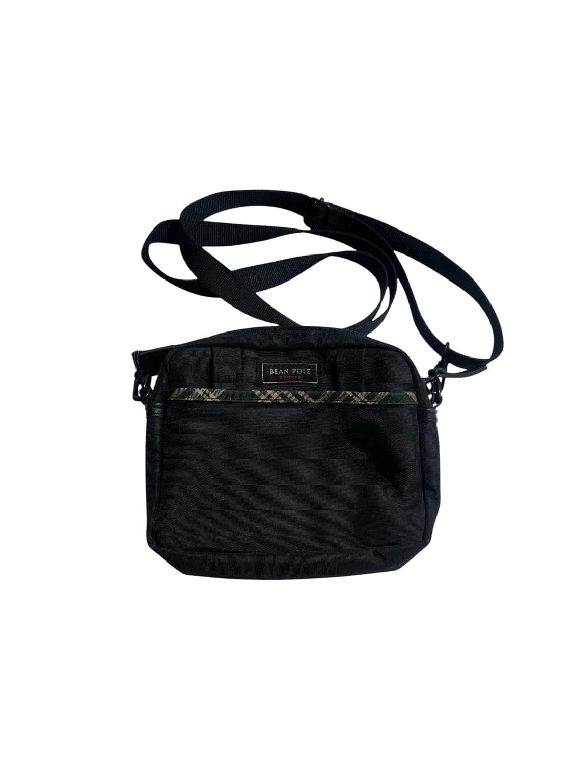 빈폴 블랙 체크 포인트 미니 크로스백 상품이미지2