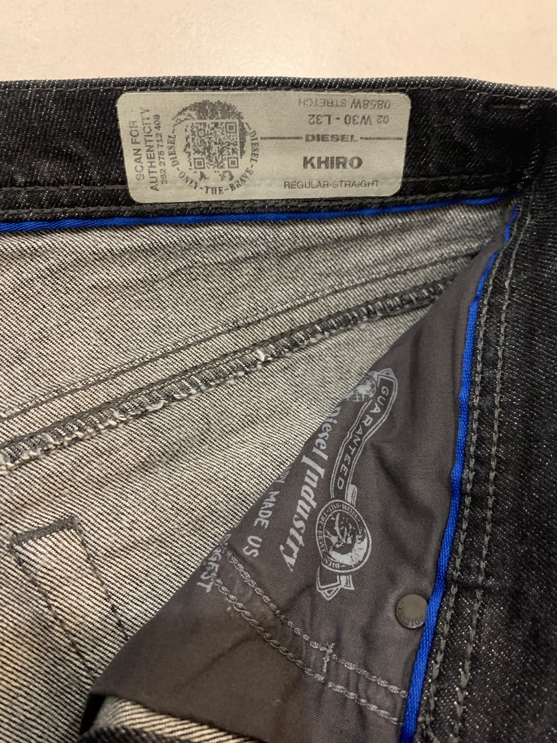 디젤 khiro 블랙진 30/32 상품이미지6