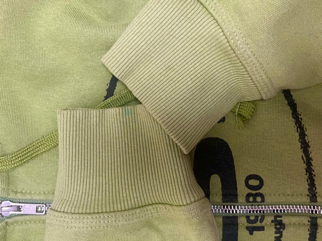 스투시 오발 코트 후드집업 모스 상품이미지4