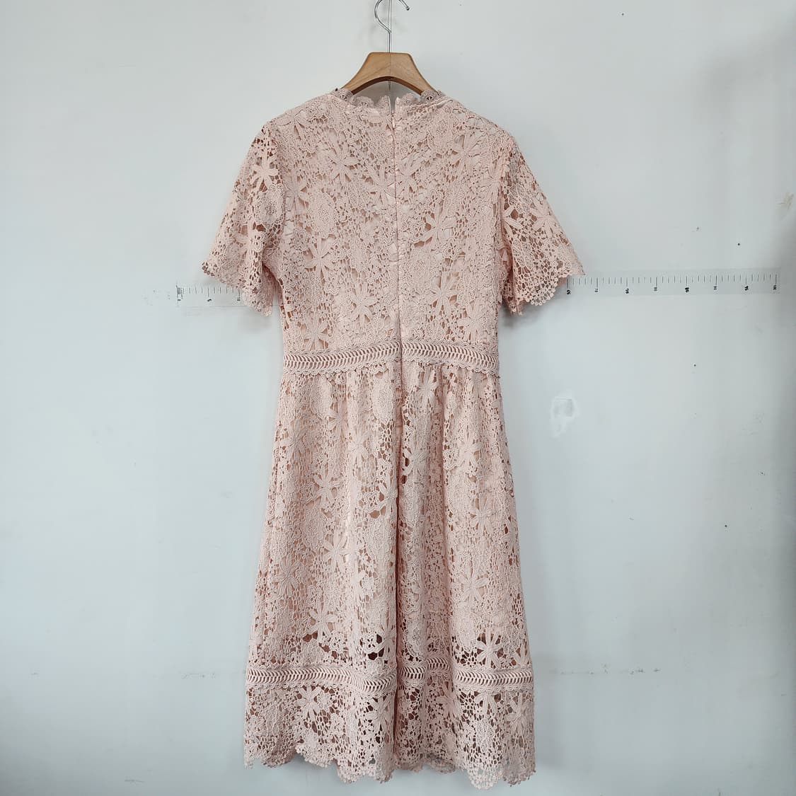 ENC 핑크 레이스 원피스 상품이미지4