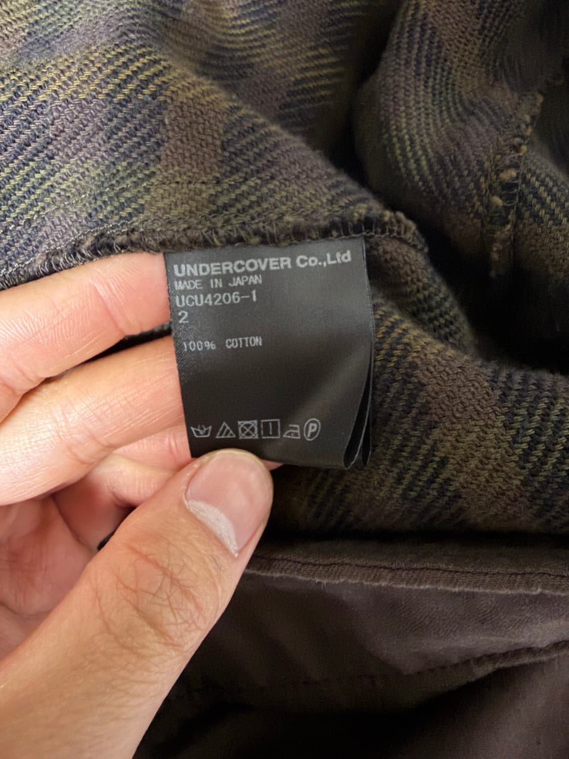 언더커버 축융울 퍼커링 자켓 2사이즈 상품이미지3