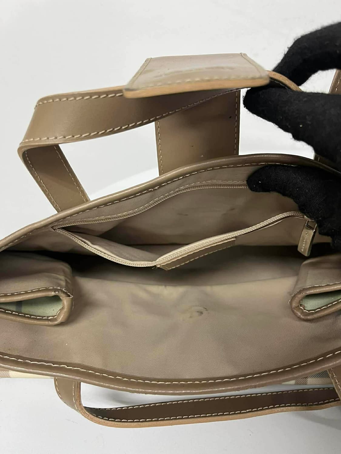 버버리 노바체크 빈티지 숄더 토트백 상품이미지6