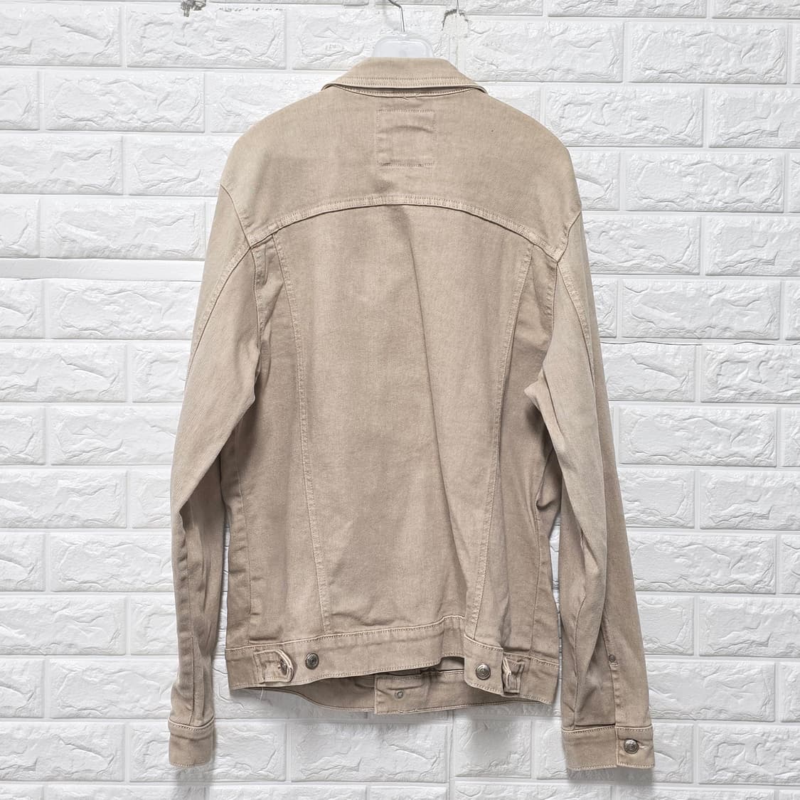 택포) 자라 베이지 데님 자켓 XL efj 상품이미지4