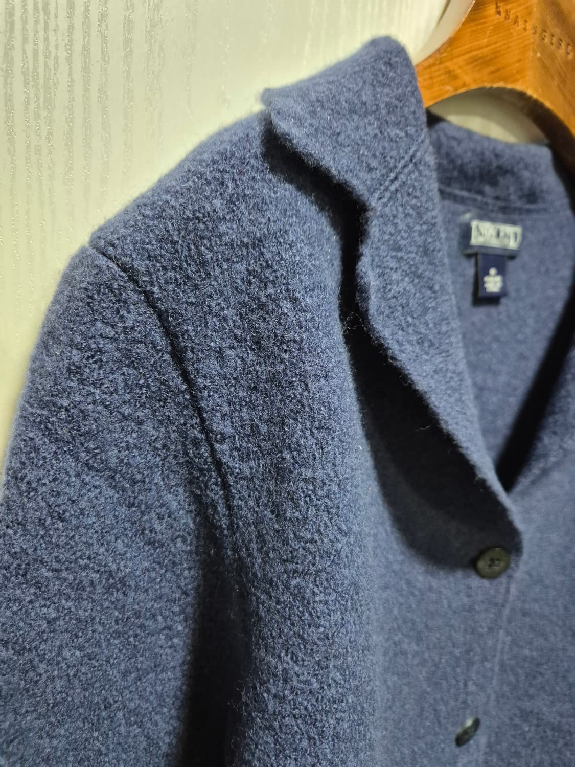 (세일)VTG.랜즈엔드 네이비블루 압축울 자켓 상품이미지8