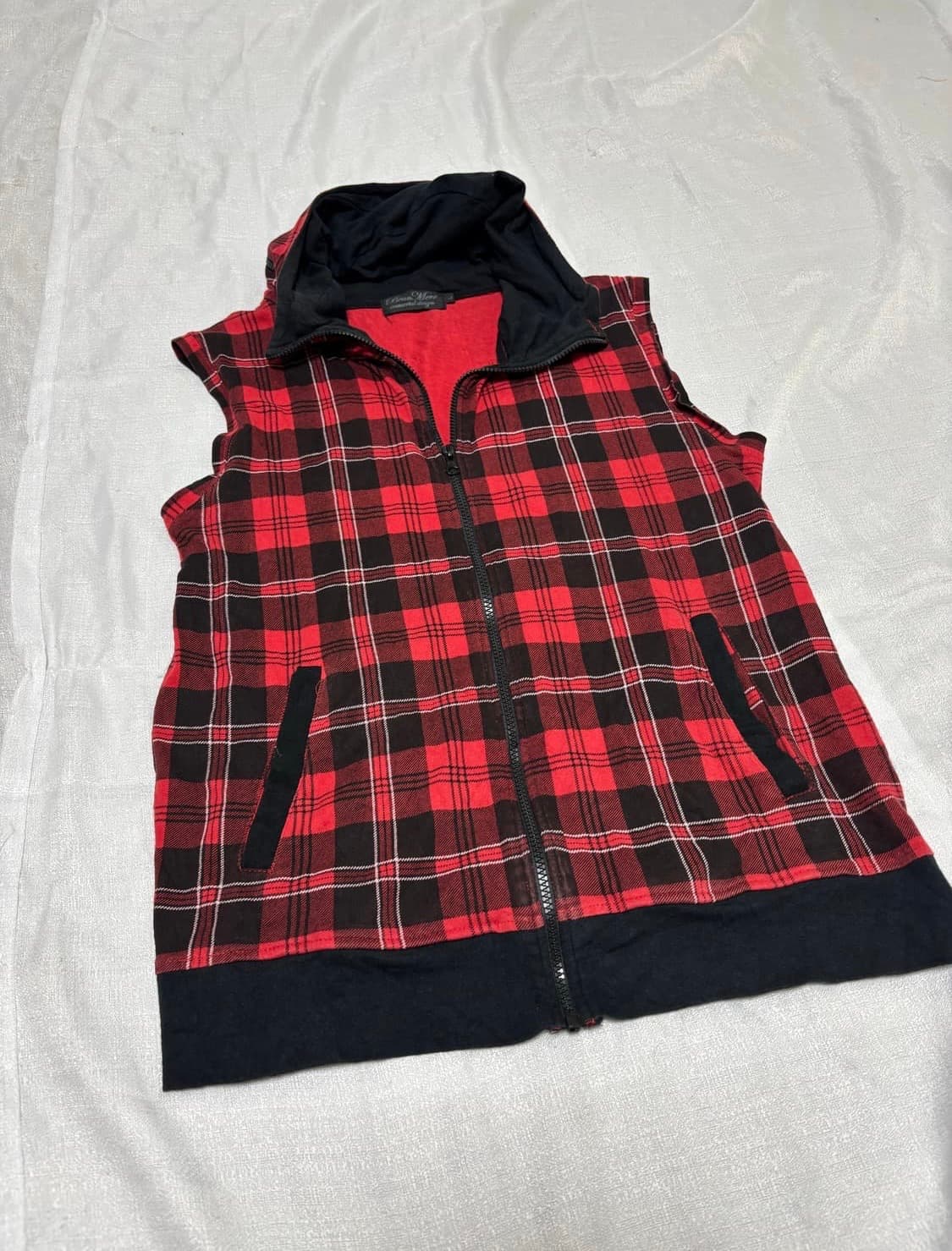 Beaumere 00’s y2k red check zip up 상품이미지5
