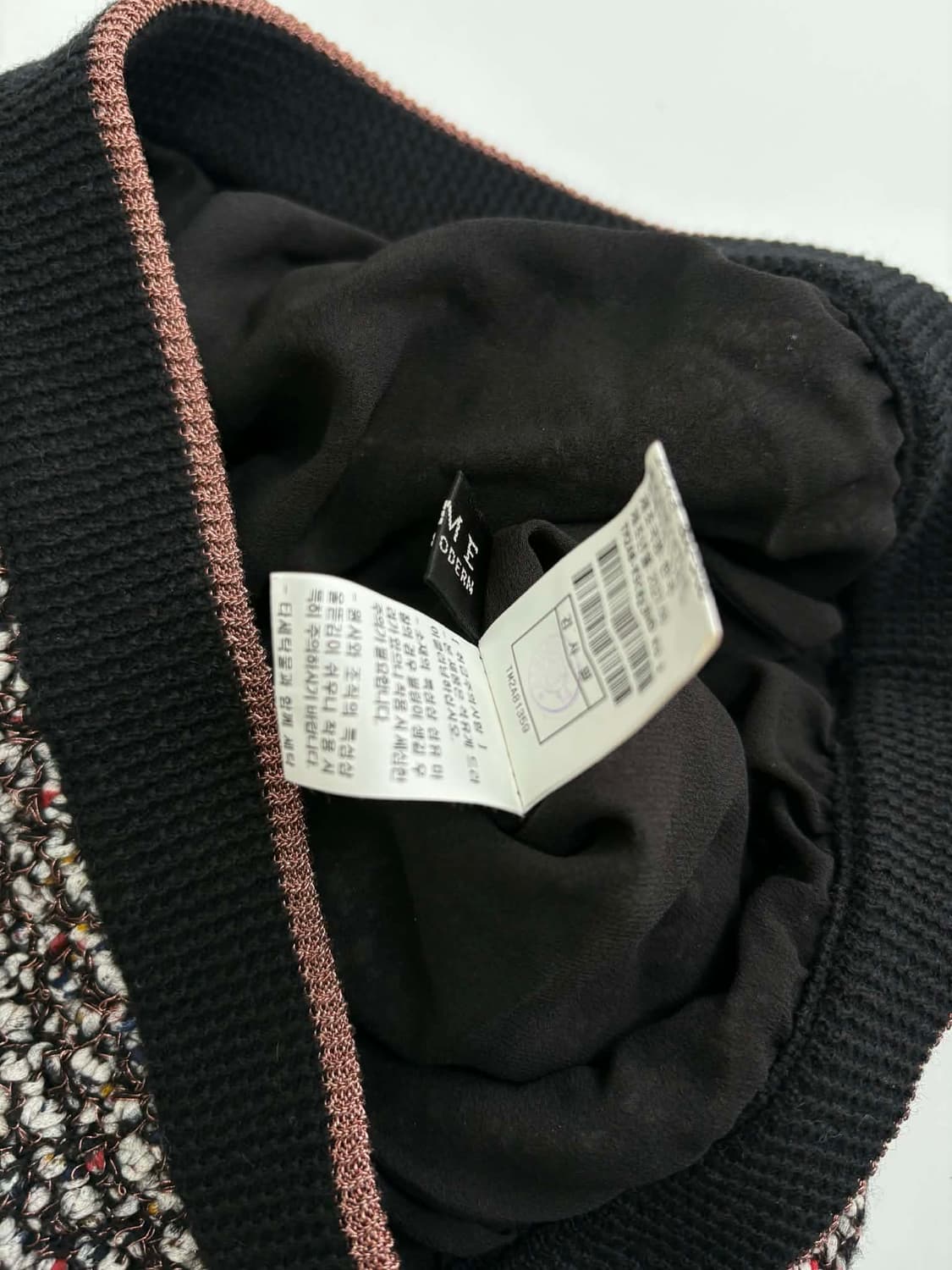 [55/66] 타임 TIME 포스트모던 한섬 21년 신형 트위드 니트 롱 상품이미지4