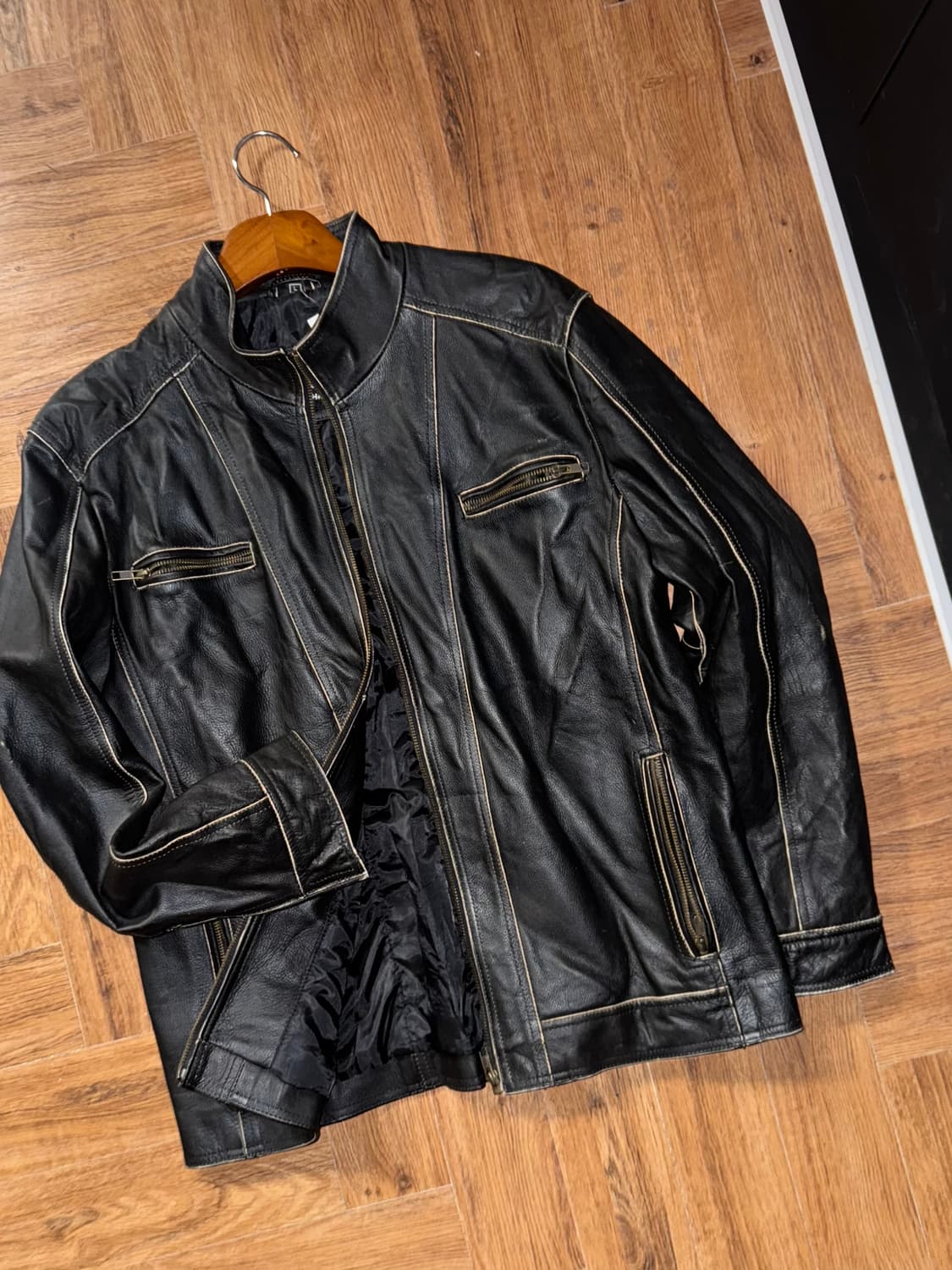 빈티지 가죽자켓 상품이미지1