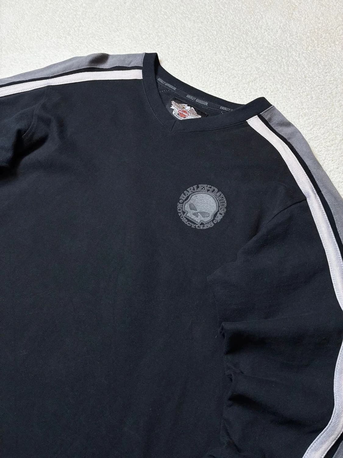 할리데이비슨 00's 스컬 스펠아웃 롱 슬리브 PN6383 상품이미지5