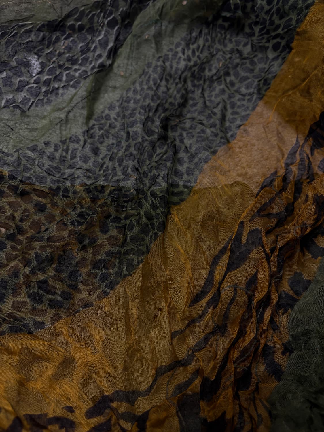 Vintage punk grunge mood leopard scarf 상품이미지3