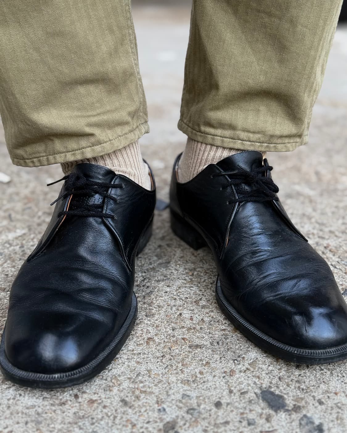 70-80‘s 살라만더 독일군 드레스 슈즈 275 상품이미지8