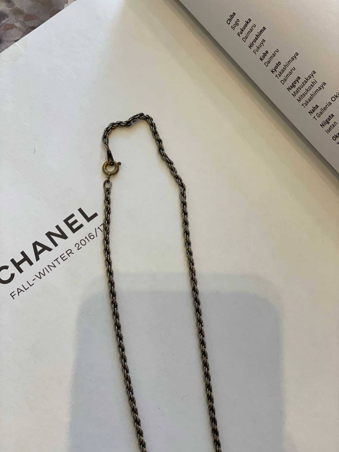 플라워패턴 앤틱 드롭 목걸이 상품이미지5