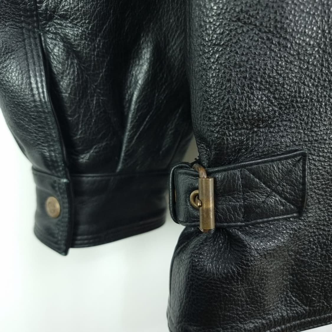 [아메리칸빈티지] 리얼 카우 스킨 소가죽 집업 라이더 자켓 M18835 상품이미지6