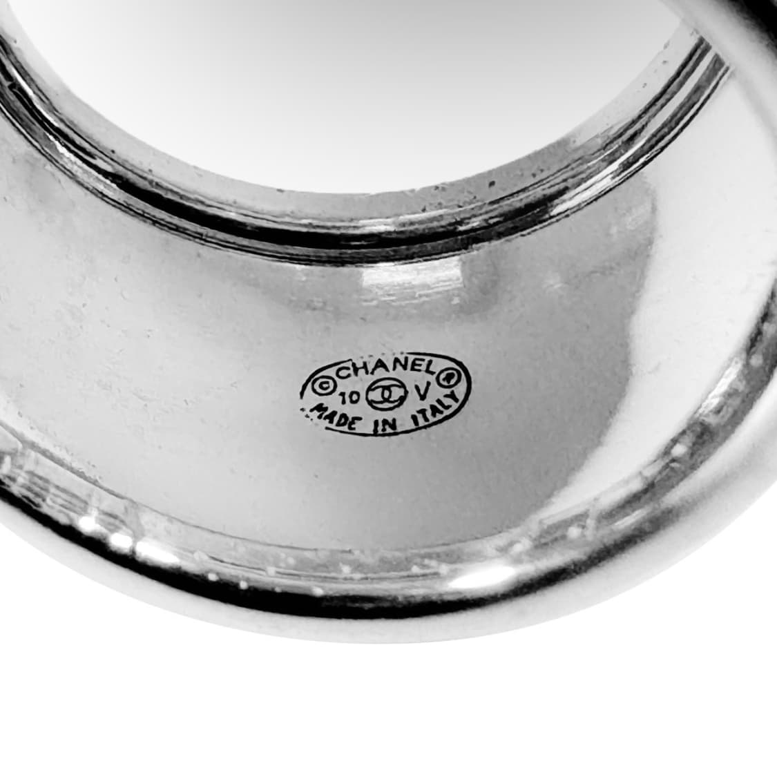 [15호] 샤넬 여성 CC로고 코코 하트 빅로고 링 반지 실버 상품이미지7