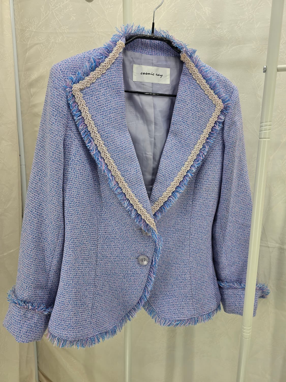 Cosmic Ray 라벤더 트위드 자켓 상품이미지2