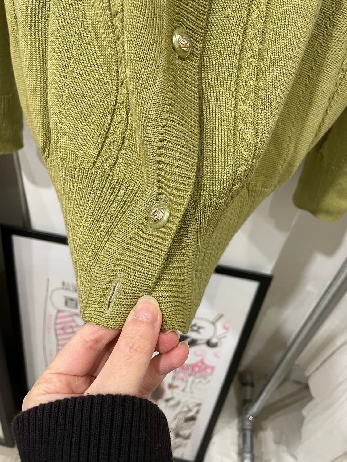 양면 셔츠원피스 + 가디건 세트 상품이미지8