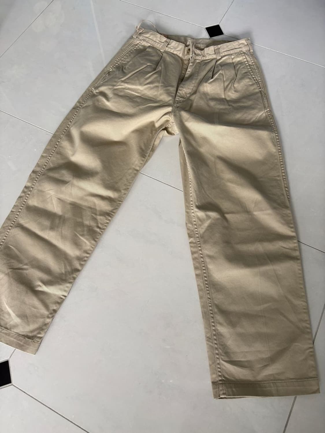 TUCK WIDE TROUSERS ORSLOW 턱 와이드 팬츠 상품이미지6