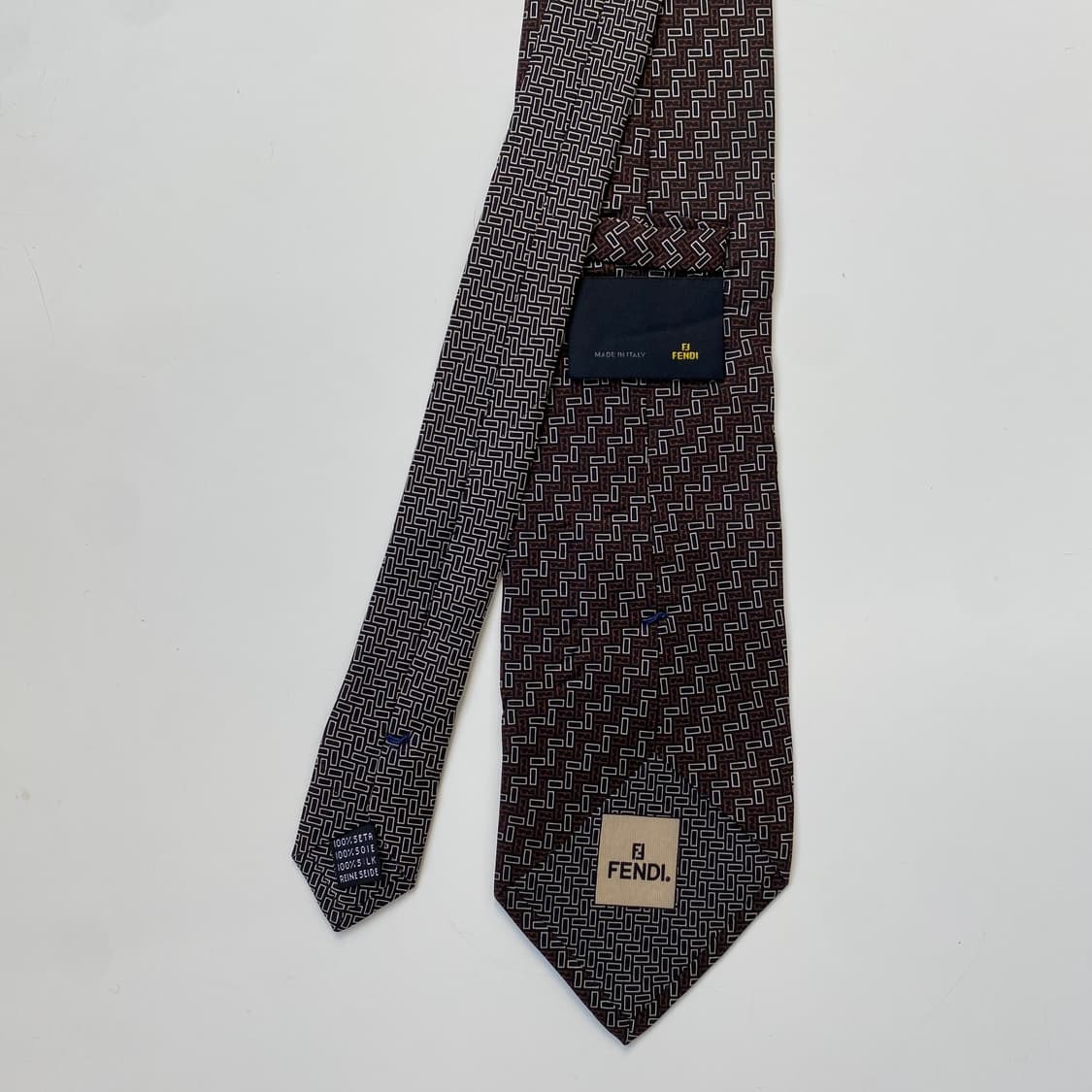 펜디 (FENDI) FF 모노그램 정품 명품 넥타이 상품이미지3