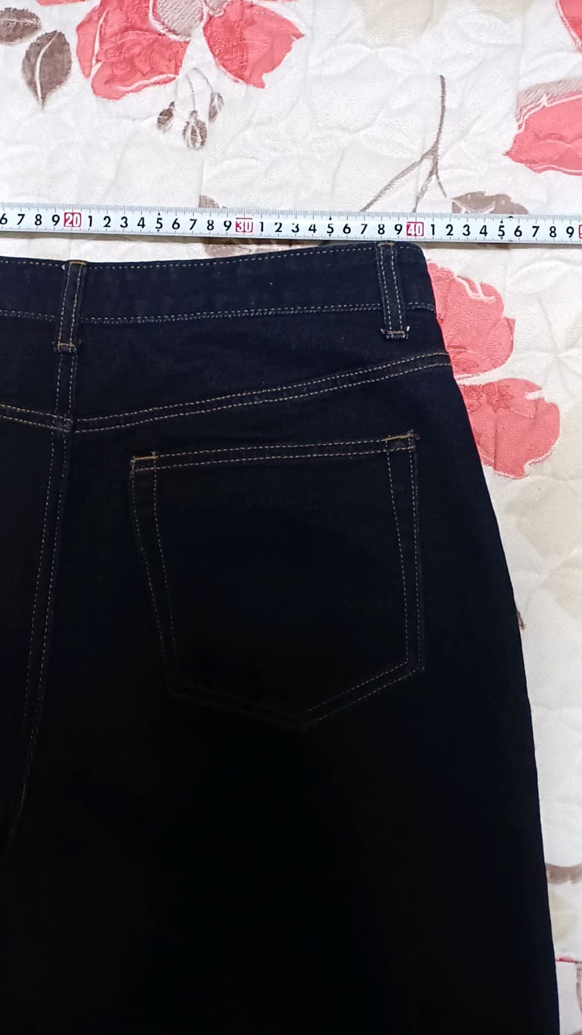 무신사 와이드 데님팬츠 실측31인치 기장105 상품이미지7