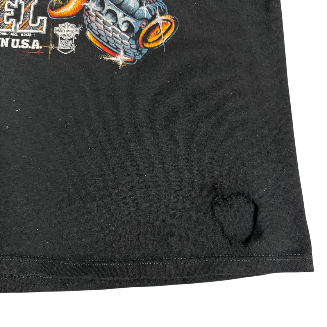 빈티지 80s 할리데이비슨 Harley Davidson 리얼스틸 티셔츠 상품이미지10