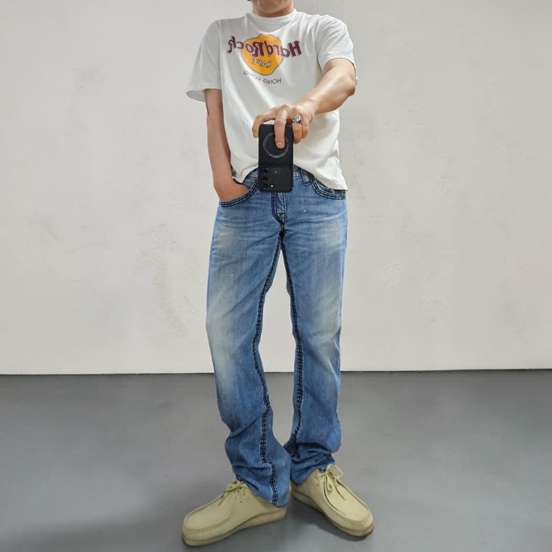 트루릴리전 스트레이트진 청바지 32 M0414 상품이미지2