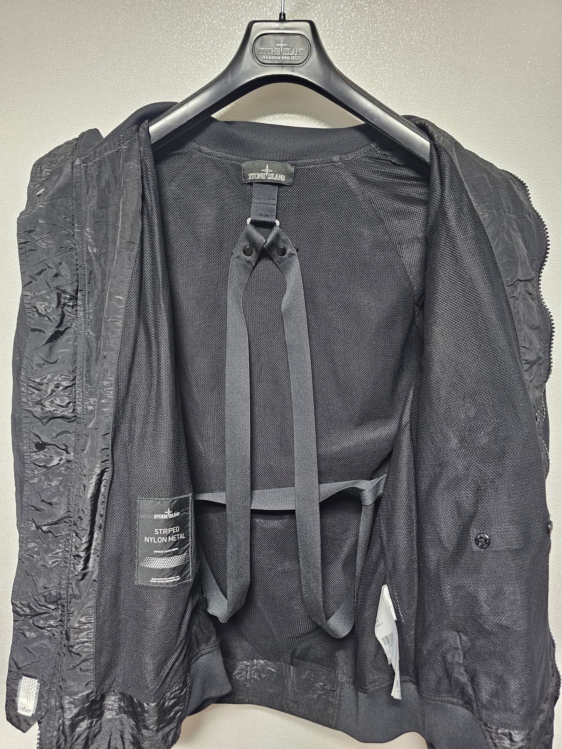 스톤아일랜드 쉐도우프로젝트 스트라이프 나일론메탈 자켓 상품이미지6