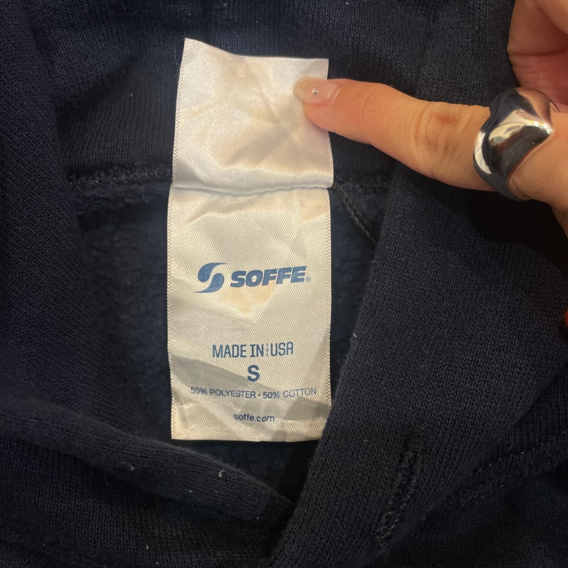 (S) USA Soffe NAVY 밀리터리 미해군 후드티 상품이미지9