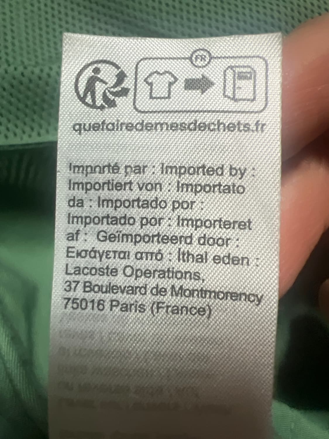 Lacoste 블루종 상품이미지5