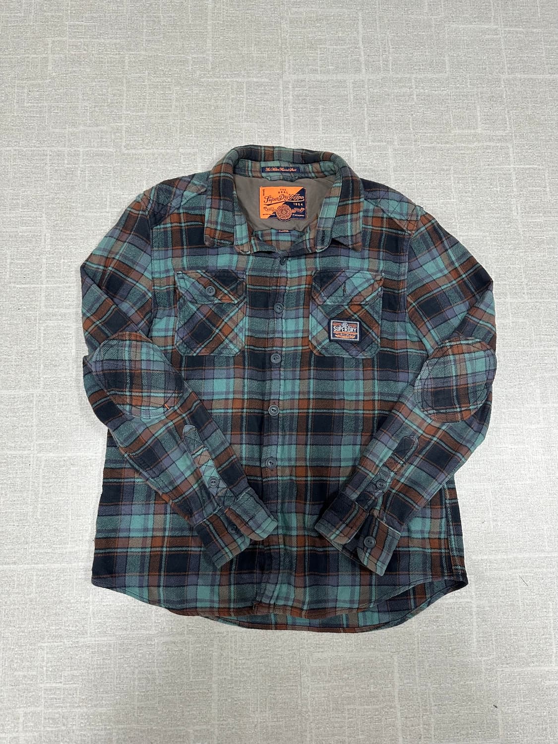 슈퍼드라이 겨울체크 셔츠 상품이미지1