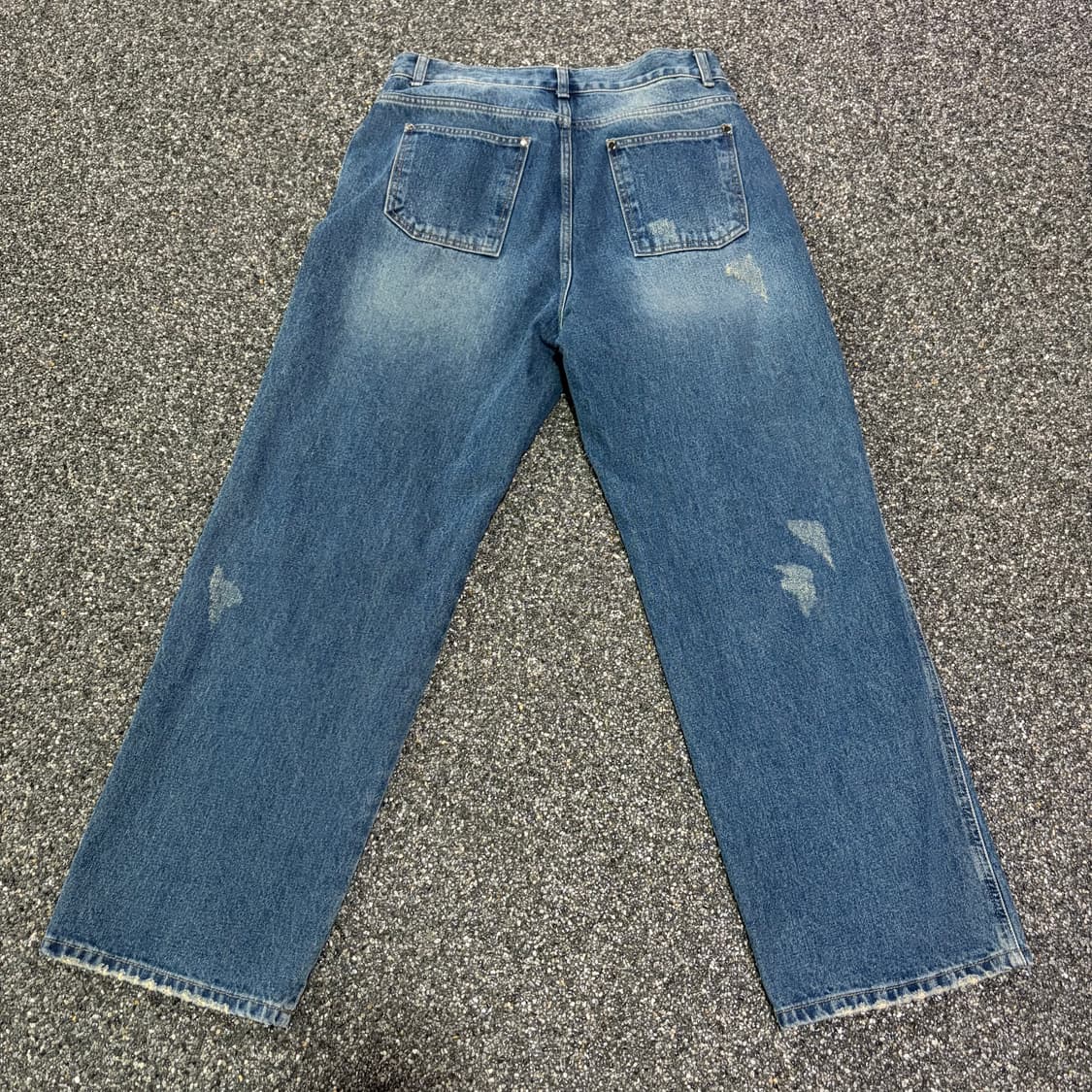 파르티멘토 데미지 와이드 데님 팬츠 B4102 상품이미지9