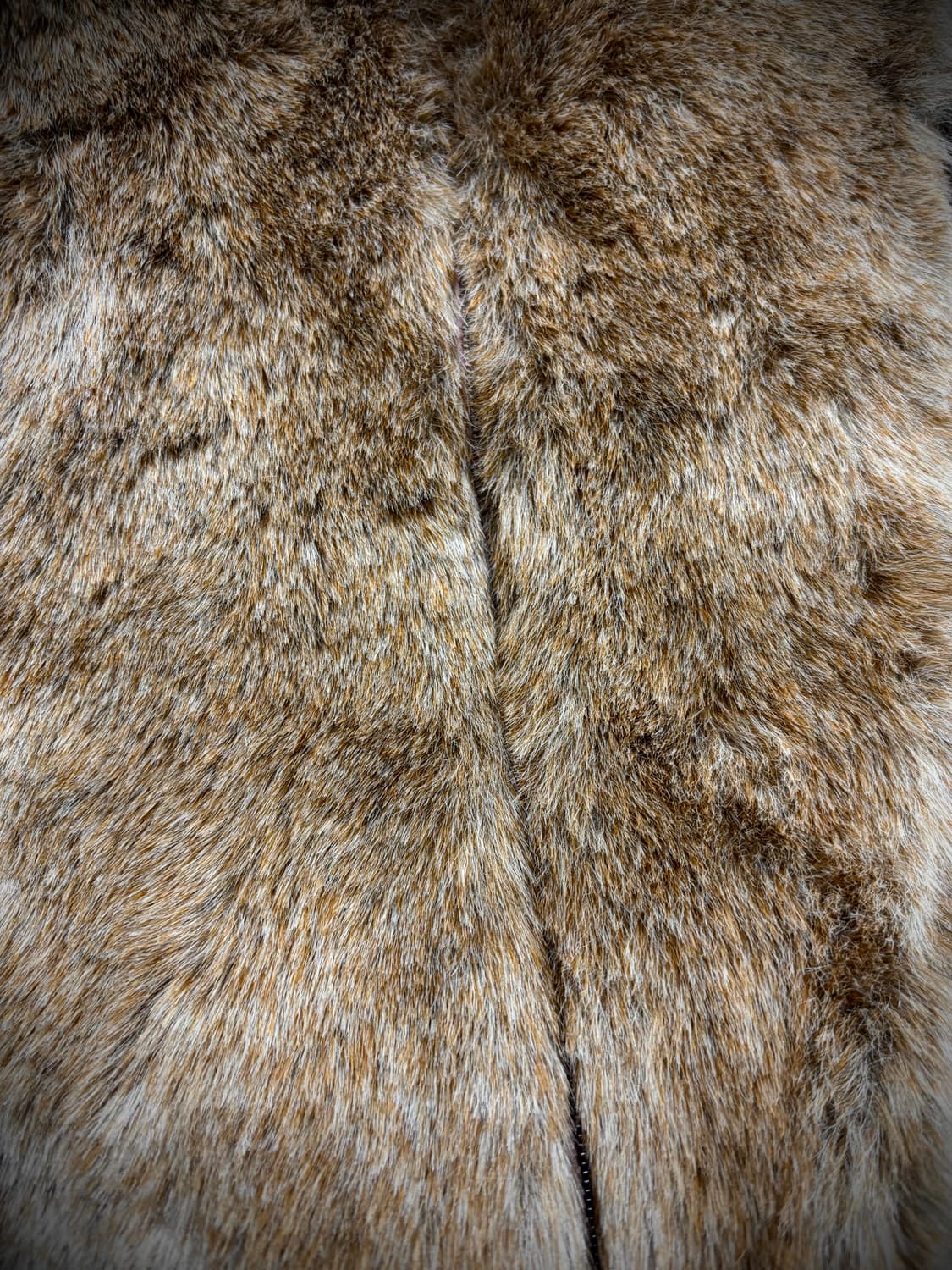 [Y2K]Brown Fur Trimming Knit Zip Up 상품이미지8