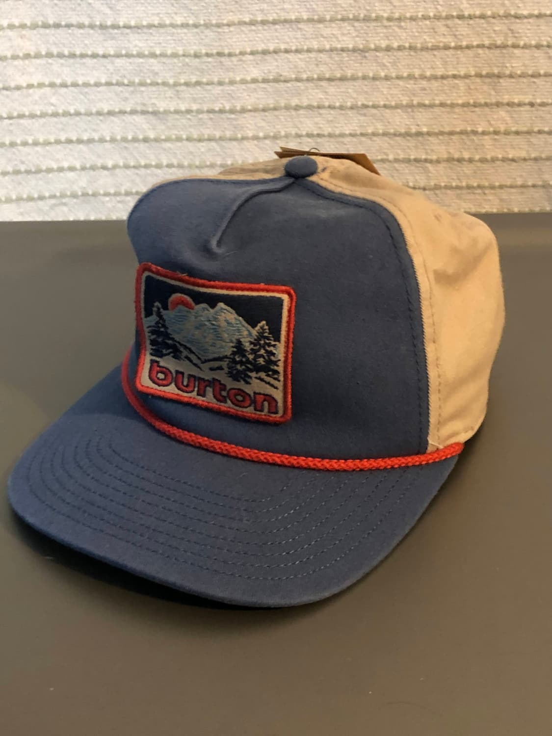 버튼 빈티지 스타일 트러커 캡 스냅백 상품이미지1