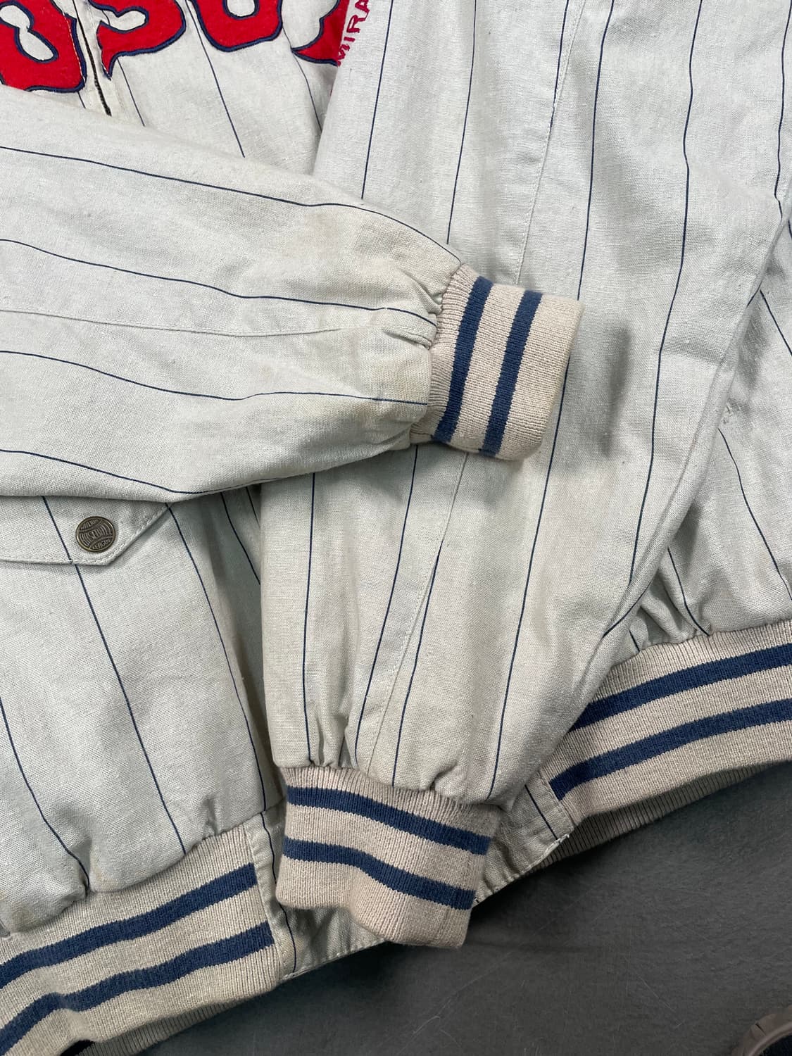 미라지 보스턴 레드삭스 리버시블 코튼 바시티 자켓 상품이미지4