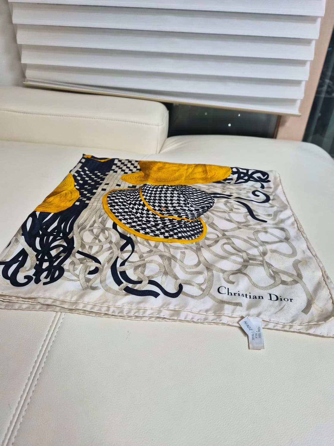 크리스찬디올 정품 실크스카프 90x90 상품이미지2