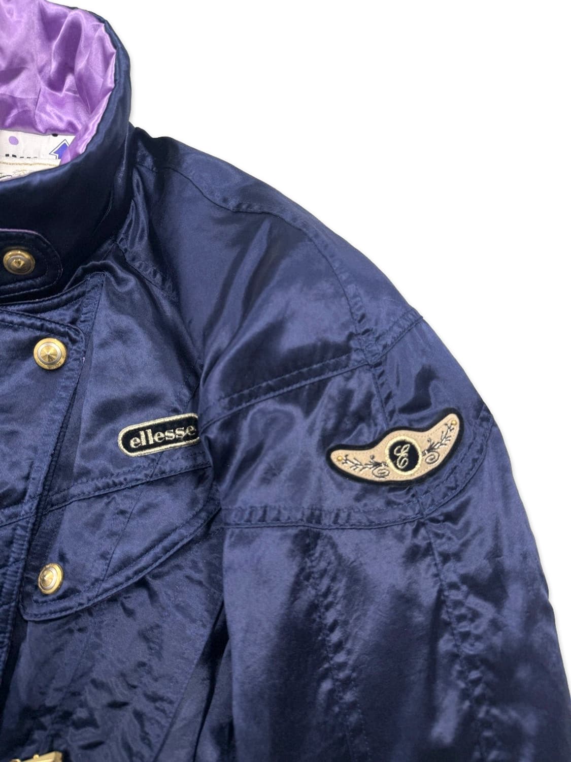 빈티지 ellesse 올드스쿨 크롭 자수 점퍼 상품이미지5