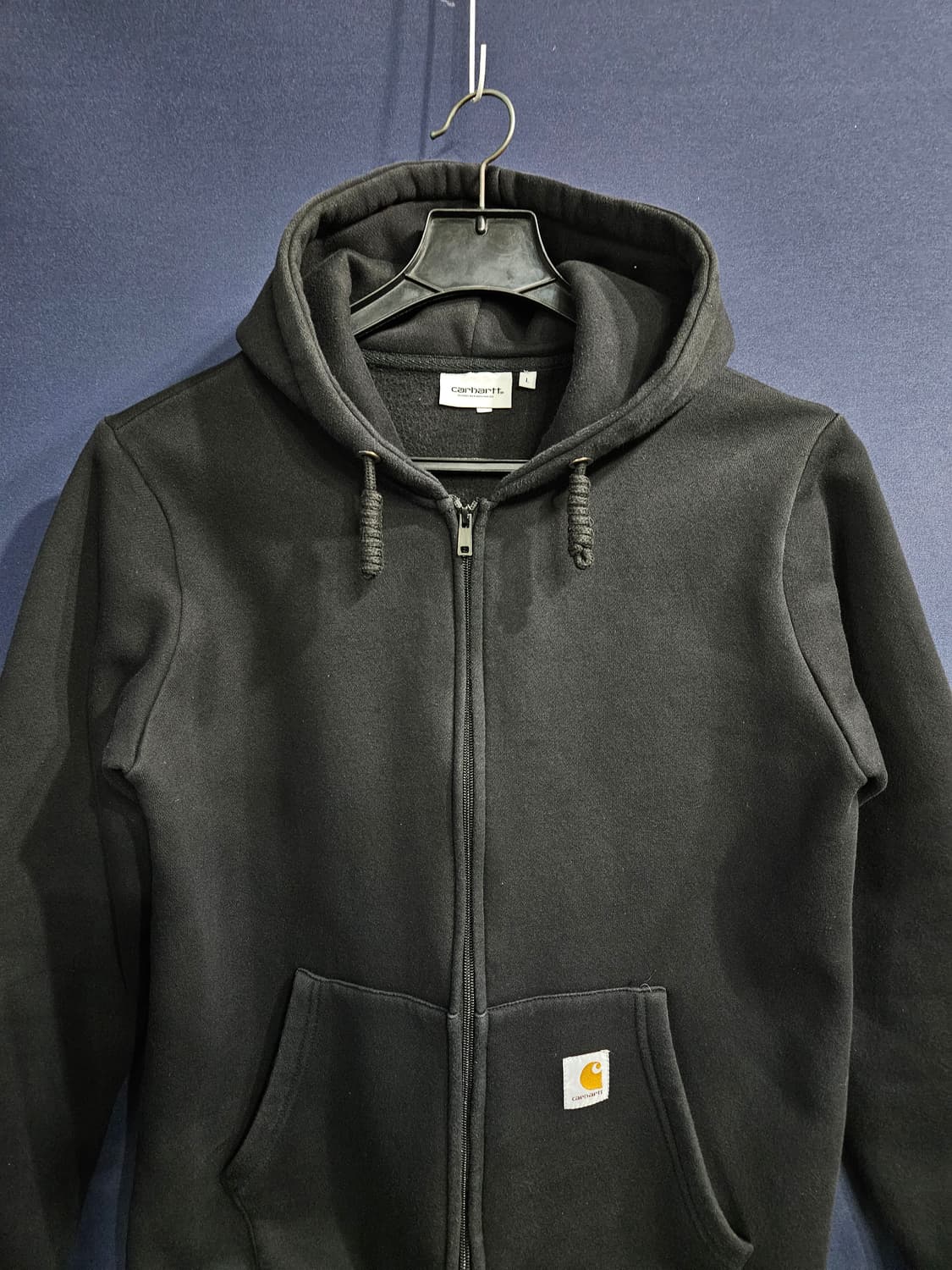 칼하트 차콜컬러 남성 100 기모 후드집업  상품이미지7