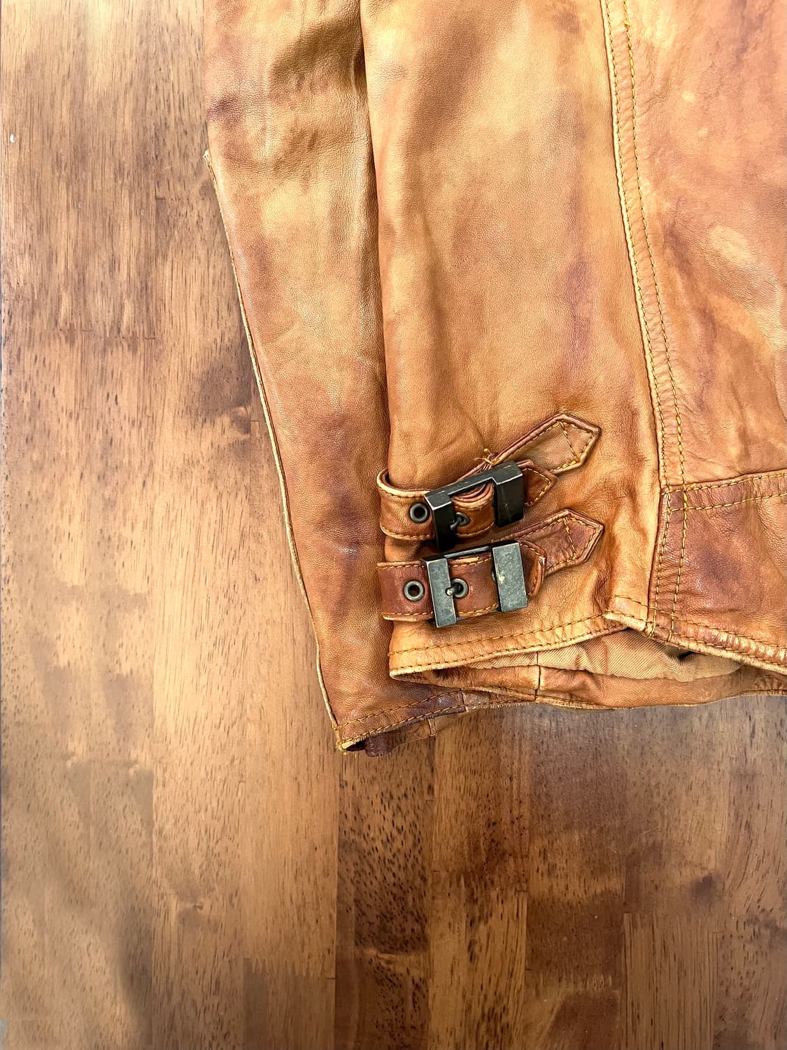 아바하우스 2000s 멀티 포켓 레더 라이더 재킷 상품이미지4