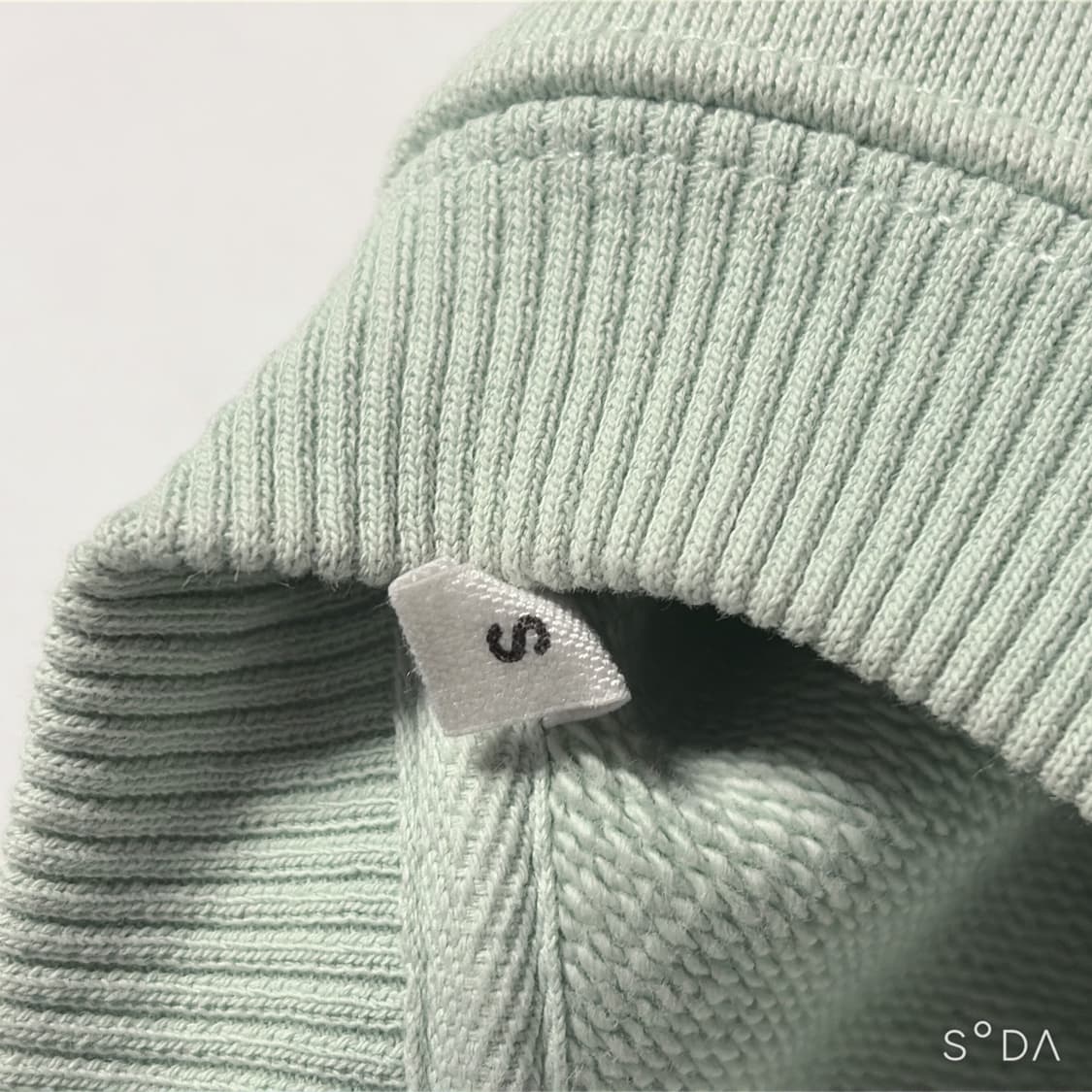 아미 빅로고 하트 로고 민트 오버핏 맨투맨 S 상품이미지10