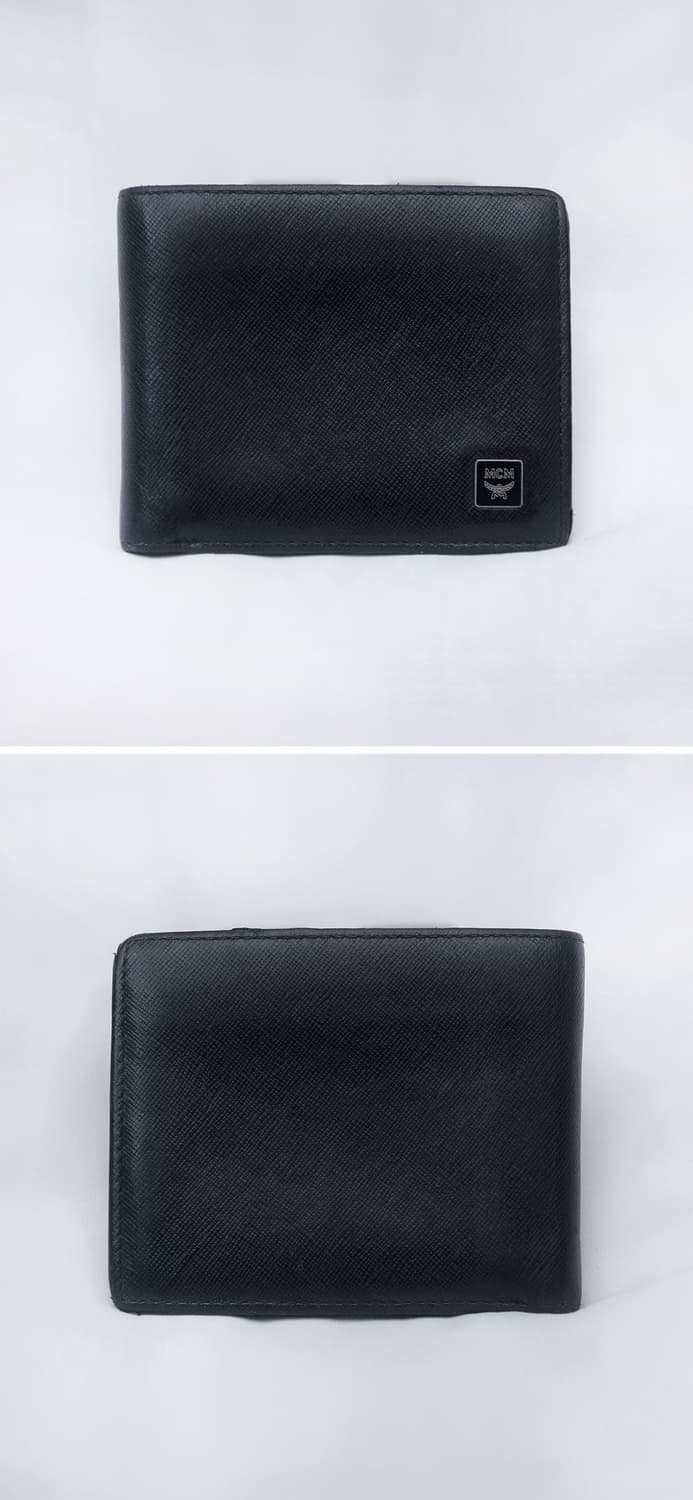 MCM 사피아노 메탈 로고 뷰포켓 6cc 반지갑 상품이미지2