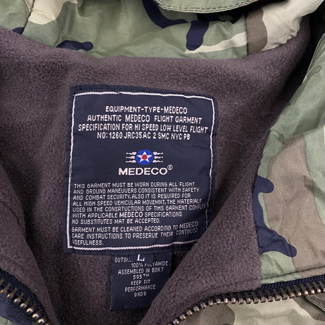 메데코 빈티지 카모 밀리터리 점퍼 (105) 상품이미지8