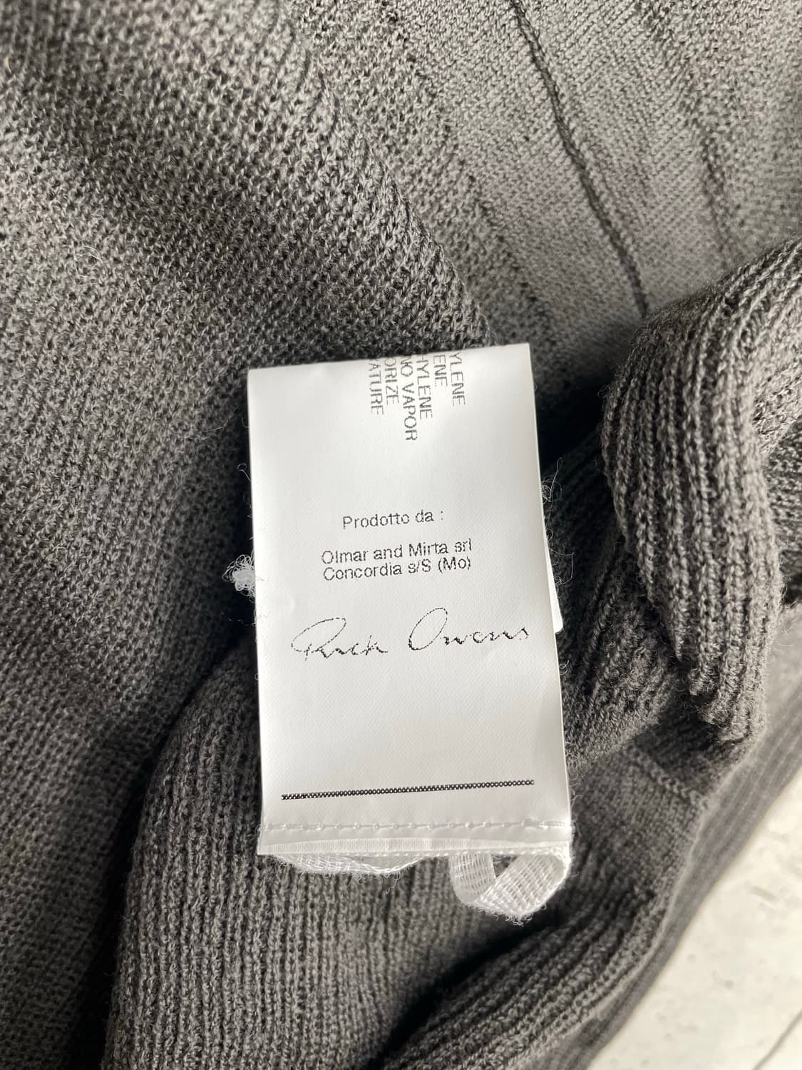 Rick Owens FW09 “CRUST” Cardigan 상품이미지7