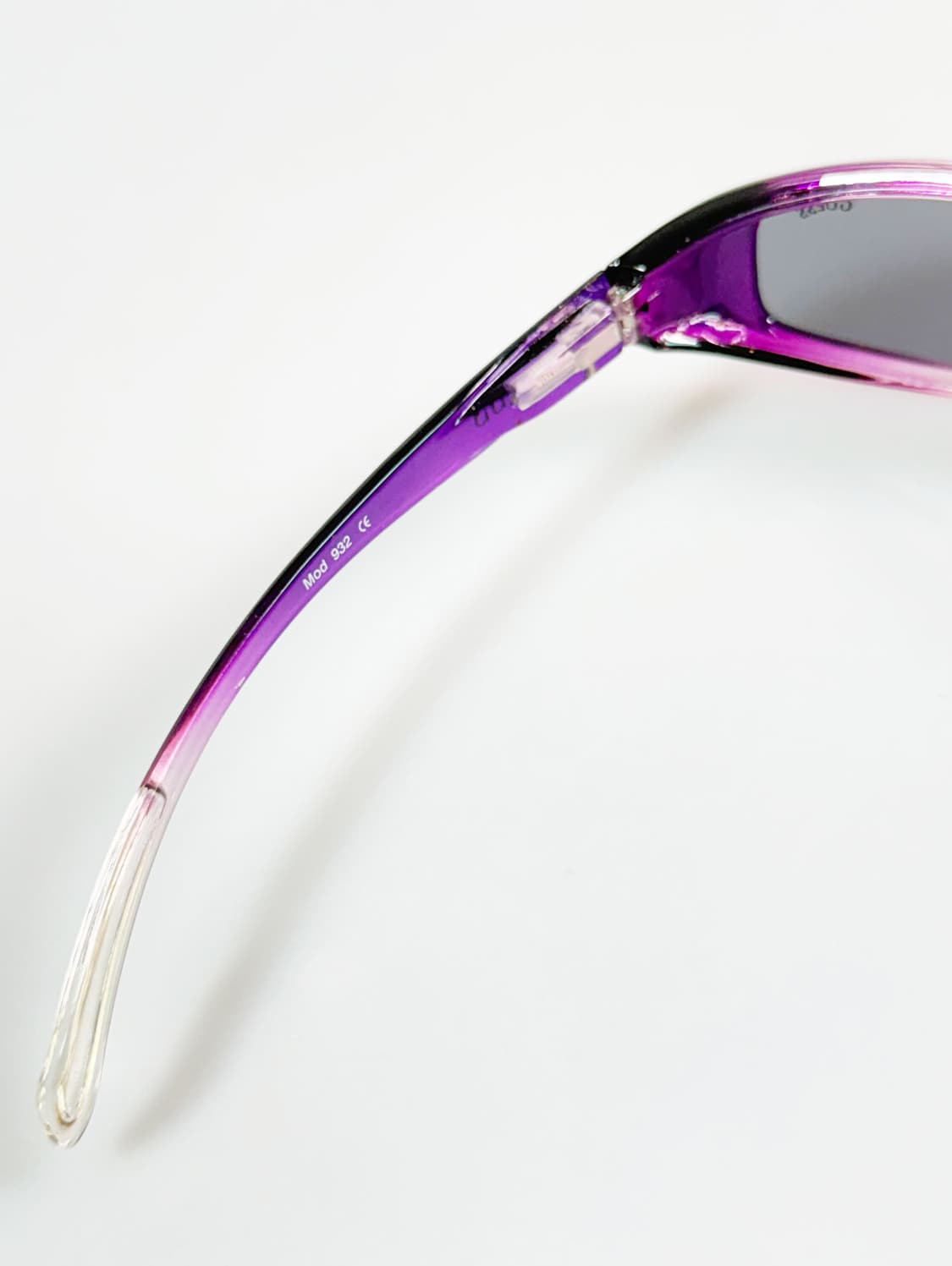 GUESS 게스 퍼플 페이드 그라디언트 스퀘어 빈티지 선글라스 상품이미지7