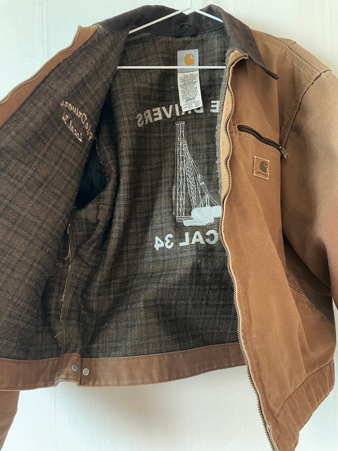[L] j97 칼하트 디트로이트 자켓 카멜 상품이미지3