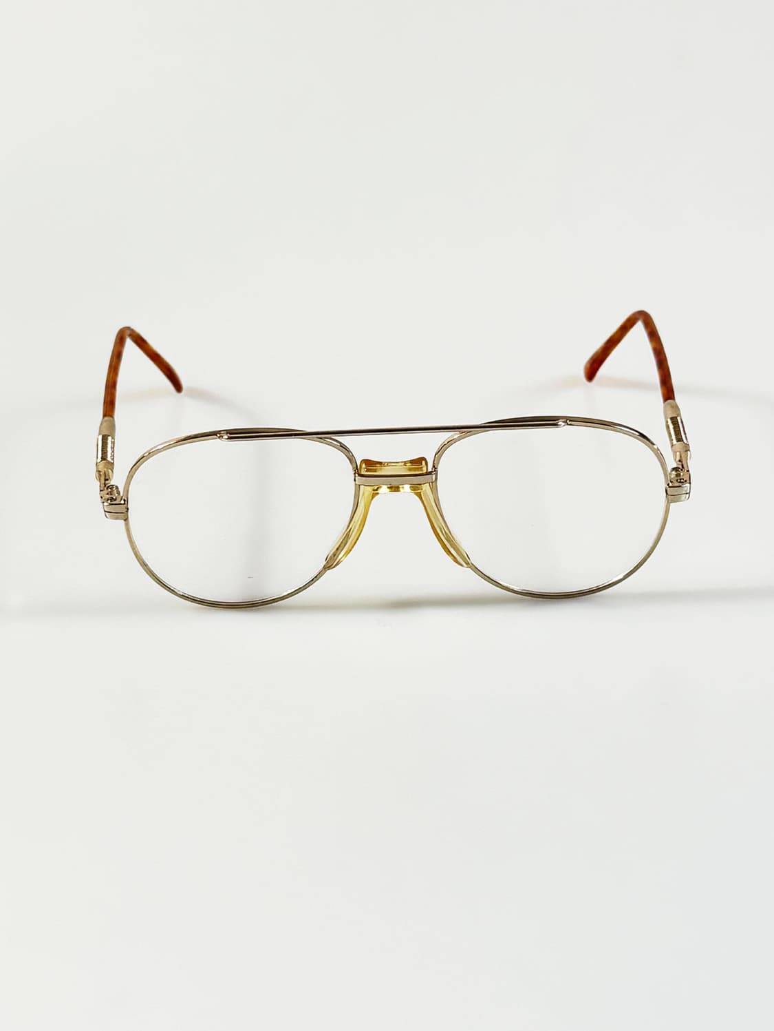 90s PERCEPTION 골드 보잉 프레임 빈티지 안경 상품이미지2