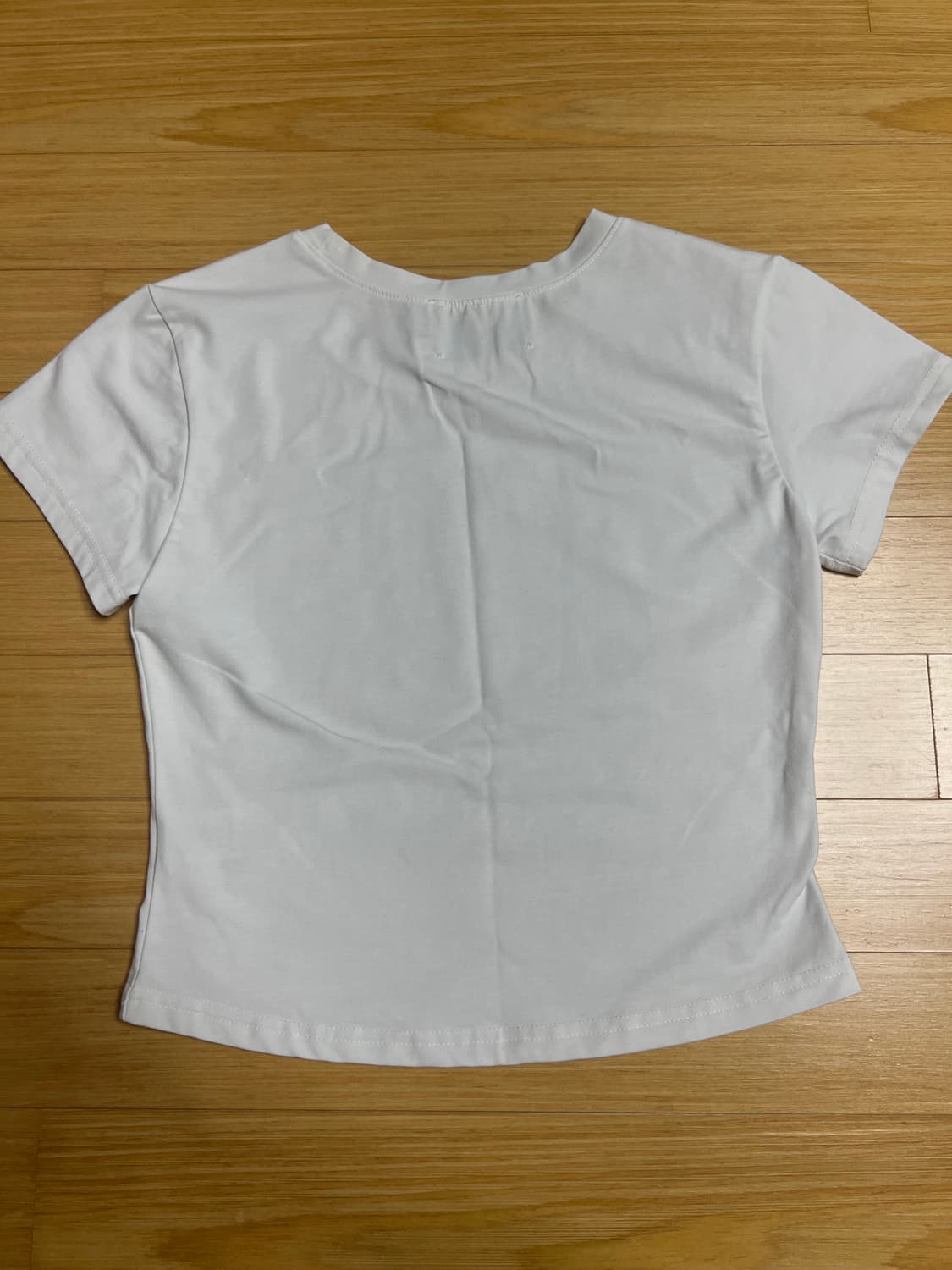 쓰리타임즈 쓰탐 쥬얼티 jewel tee 화이트 S 상품이미지5