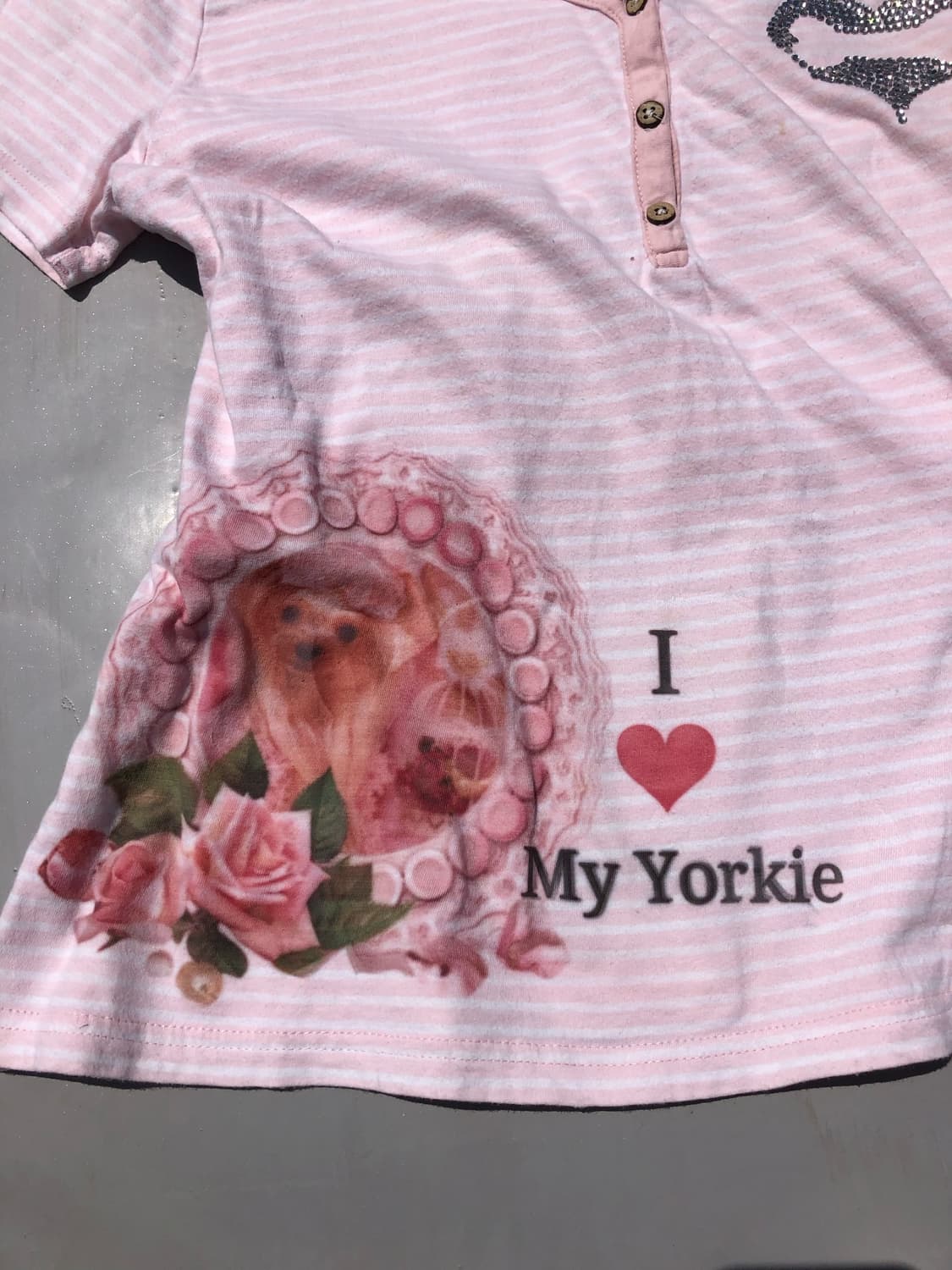 i love My Yorkie top 상품이미지4