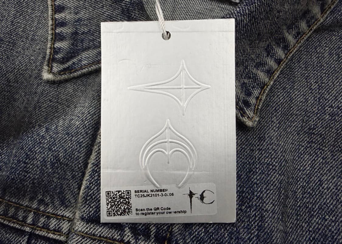 떠그클럽 25FW 엔젤스 데님 베스트 블루 새상품 상품이미지8