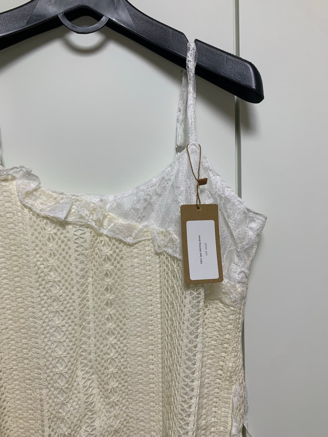 새상품) 그린씨 페어리 레이스 셔링 원피스 상품이미지5